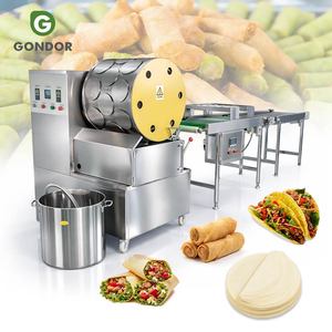 Máquina para hacer láminas de masa de harina, tapioca, margarina, para relleno de popiah, lumpia y rollitos primavera - Product Image 1
