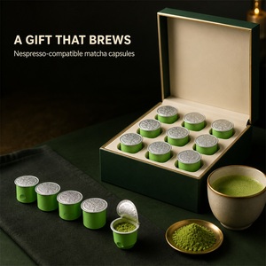 Capsules de matcha OEM ODM compatibles avec les machines Nespresso, service à portion individuelle, support pour marque privée, emballage personnalisé, approvisionnement - Product Image 6