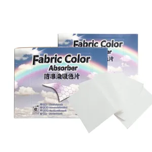 Caixas personalizadas Color Absorber Lavanderia Folhas Dye Catcher Color Trapping Sheets para roupas