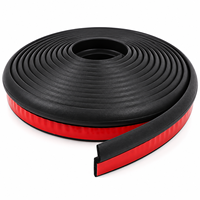 Joint d'étanchéité universel en caoutchouc EPDM de type Z pour portière de voiture, auto-adhésif, insonorisant et pare-intempéries pour montants A de véhicules automobiles, camions et VUS