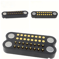Conector Magnético Ovalado de 16 Pines, Conector de Contacto Magnético con Resorte para Dispositivos Inteligentes