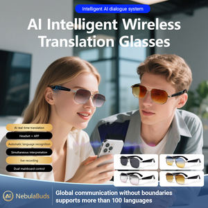 Lunettes intelligentes alimentées par AI 140 langues Traducteur protection solaire avec fonctionnalité de lecture de musique - Product Image 5