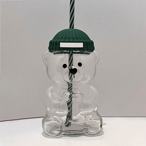 <span class=keywords><strong>Gobelet</strong></span> en verre <span class=keywords><strong>personnalisé</strong></span> avec paille, transparent et réutilisable, pour café, bière, vin, jus, smoothie, cadeau de Noël, fête - Product Image 6
