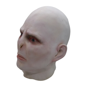 Masque en latex style Voldemort, masque intégral d'horreur, accessoire de cosplay pour fête Harry Potter, unisexe - Product Image 2
