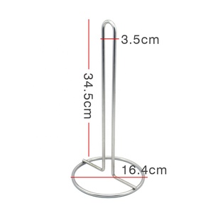 Portasciugamani di carta in metallo cromato con ripiano portaoggetti da bagno Organizer asciugamani piatti <span class=keywords><strong>Design</strong></span> personalizzabile OEM ODM disponibili - Product Image 2