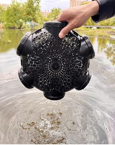 Offre Spéciale Portable Outdoor River Lake Fishing Bait Cage Piège à poissons poreux durable - Product Image 6