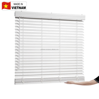 Cortinas motorizadas inteligentes para oficina de diseño moderno, Persianas automáticas para ventana, rodillo con Sensor, persianas de plástico hechas en Vietnam