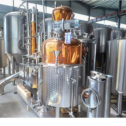 Peralatan pembuatan bir keamanan efisiensi tinggi peralatan pembuatan bir komersial