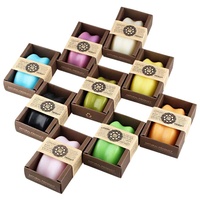 Savon artisanal au lait de chèvre sauvage thaïlandais, huile de coco, huile essentielle régulatrice de sébum, hydratant, rafraîchissant, nettoyant pour le visage