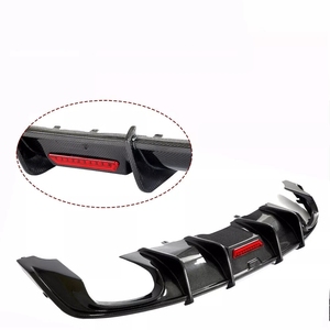 Diffusore per Paraurti Posteriore in Vera Fibra di Carbonio di Fabbrica per Audi A3 A4 A5 A6 A7 A8 S3 S4 S5 S6 S7 <span class=keywords><strong>Q3</strong></span> Q5 Q7 2008-2024 - Product Image 4