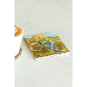 Juego de Posavasos Individuales de Piedra de la Serie Vincent Van Gogh, Diseño Cuadrado de 90 mm, para Regalo o Promoción Empresarial - Product Image 2