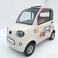Voiture électrique à 4 roues entièrement fermée de haute qualité, voiture électrique à faible vitesse pour adultes, aucun permis de conduire requis