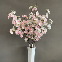 Q-1187 Nouvelle Conception Branche de Fleur de Cerisier Artificielle pour Décoration Maison et Mariage