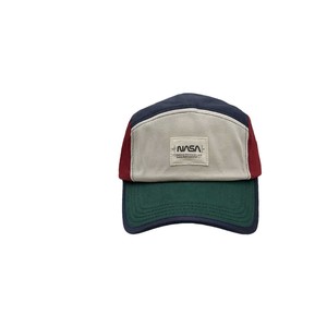 CyLP Color-Blocked Baseball <b>Cap</b> Adjustable Unisex Spring <b>Summer</b> Outdoor Sports Duckbill Visor Cotton <b>Flat</b> Brim - Product Image 5