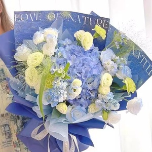 Papier d'art atmosphérique JOYWOOD Monet, papier à fleurs, papier d'emballage, bouquet de fleurs, matériaux floraux - Product Image 5