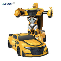Mobil Robot RC JJRC yang Dapat Berubah Bentuk dengan Kontrol Gerakan, Dapat Diisi Ulang, Mainan Indoor, Hadiah untuk Anak Laki-laki