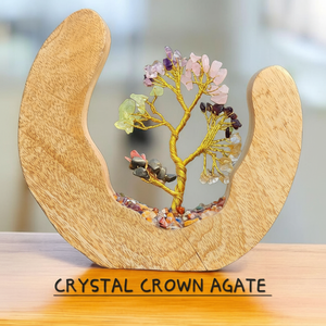 Decorative Wooden <b>Tree</b> <b>Crystal</b> | Artisan Handmade Quality | Wholesale Bulk Export | Factory Best Offer - Product Image 1