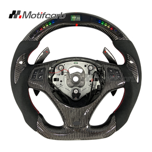 Volant personnalisé en fibre de carbone avec LED pour BMW 2006-2013 E90 E91 E92 M3 E82 E88 320d 330i 335i 135i 128i Coupé - Amélioration de l'intérieur - Product Image 1