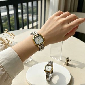 Montre élégante pour femme à cadran polygonal, montre-bracelet à quartz haut de gamme de niche, montre pour étudiante. - Product Image 4
