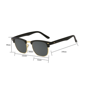 Luxury <b>sunglasses</b> with custom logo semi-enclosed photochromic <b>sunglasses</b> - Product Image 2