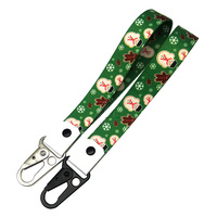Schlüssel anhänger Lanyard Promotion Printed Custom Hand Handgelenk Lanyard Handy gurte Schlüssel bund Short Lanyard