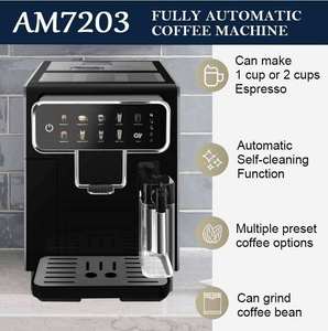 AM7203 Bean to Cup Espresso <b>Machine</b> With Milk Tank, 15 Bar One-Touch Cappuccino Maker, 1.5L Auto-Cleaning <b>Coffee</b> <b>Machine</b>, 220V M - Product Image 6