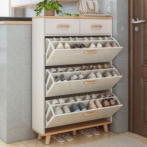 New Design Fashion Hot Sale Modern Style <b>Thin</b> Style Corridor Foyer Storage Rack Indoor Tipping Bucket Shoe <b>Cabinet</b> - Product Image 5