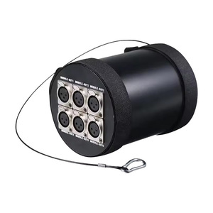 Amplificador de Señal DMX512 Portátil de 6 Canales Jiechuang, Equipo de Iluminación para Escenarios, Espectáculo de Luces Estable para Ingeniería de Escenarios - Product Image 2