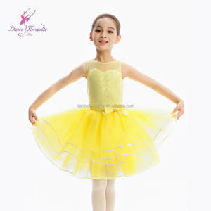 <span class=keywords><strong>Tutù</strong></span> da Balletto C26070 <span class=keywords><strong>Giallo</strong></span> con Corpetto in Rete e Paillettes, Costume da Danza di Gruppo per Bambini, <span class=keywords><strong>Tutù</strong></span> per Spettacoli - Product Image 1