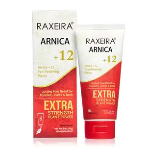 Private Label Herbal Arnica + 12 Plants Pain Relieving Extra Strength Relief For Muscles,Nerves,Joints And Back Cream