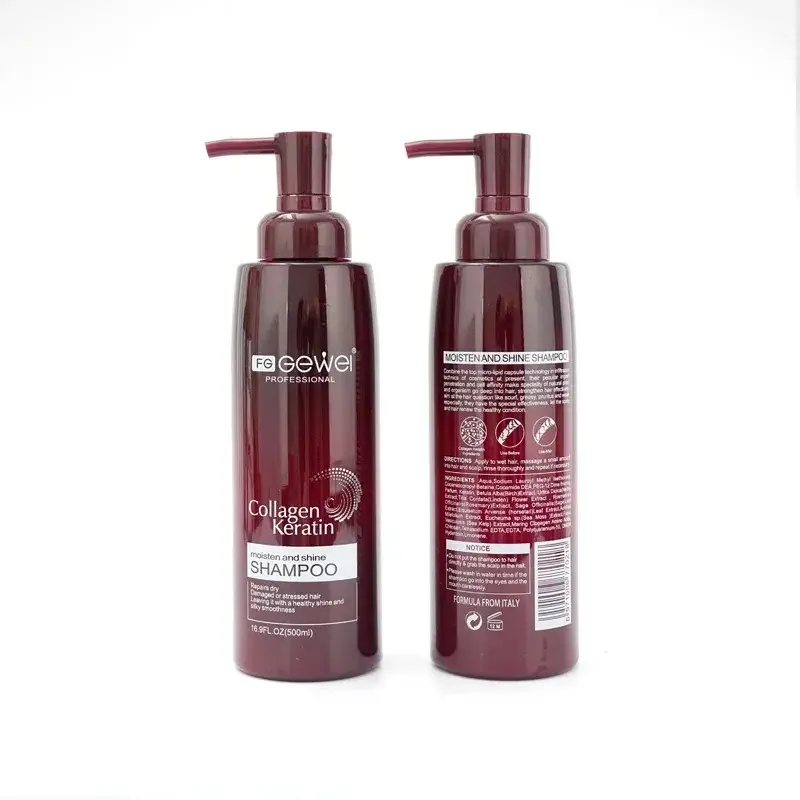 Wholesale Price Materials silicone Livre Queratina Shampoo Para Cuidados Com O Cabelo/cabelo Reparação oem odm shampoo de alta qualidade