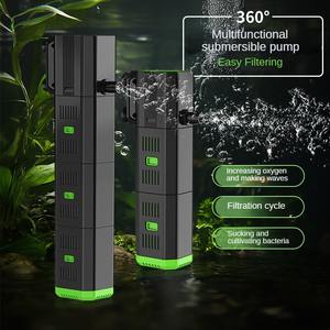 Freesea 6W <span class=keywords><strong>Mini</strong></span> <span class=keywords><strong>Aquarium</strong></span> Filter Multifunctionele Pc Plastic Interne <span class=keywords><strong>Aquarium</strong></span> Filter <span class=keywords><strong>220V</strong></span> Waterfilter Kleine Spons Aquaria - Product Image 2