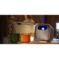 Mini projecteur DLP Full HD GS2, projecteur de cinéma maison portable sans fil, haut-parleurs intégrés, prise en charge 1080P