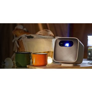 Mini Proyector DLP GS2 Full HD, Proyector Portátil Inalámbrico para Cine en Casa, Altavoces Integrados, Compatible con 1080P - Product Image 1