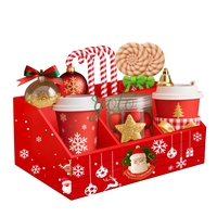Lanche Organizador para Countertop Wood Pantry Caixas De Armazenamento com Alças Bar para Chips Doces Kitchen Food Container Box Drawer Calcinha