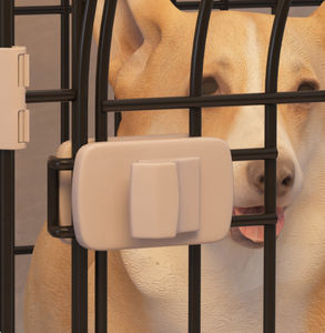 YOELLEN yeni tasarım toptan küçük adedi lüks orta boy yeşil çelik metal demir tel plastik tepsi pet köpek kafesi - Product Image 4