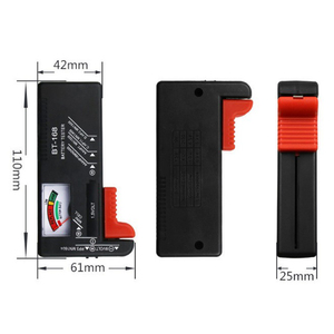 BT-168 Máy Đo Mã Màu Pin Nút Thông Dụng Pin AA/AAA/C/D/9V/1.5V Máy Kiểm Tra Điện Áp Chỉ Báo Nguồn BT168 - Product Image 5