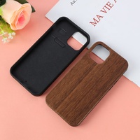 Vente en gros d'accessoires en bois haut de gamme, coque de téléphone en bois personnalisable avec logo pour iPhone 12 Xs 8plus 15