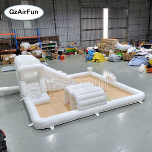 2025 mùa hè mát mẻ công viên nước Inflatable nước chơi Thiết bị giật gân pad mềm chơi Thiết bị bóng Pit trượt Combo sân chơi - Product Image 4