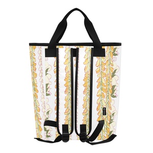 Hawaiian Flowers Design Polyester <b>Cooler</b> Tote <b>Backpack</b> Insulated Waterproof Thermal Custom Delivery <b>Backpack</b> with Handle - Product Image 2