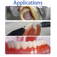 LEONGY Disque PMMA dentaire esthétique à faible rétrécissement pour couronnes et bridges, disque de fraisage CAD/CAM double couche en PMMA dentaire
