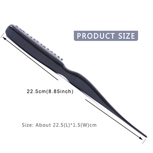 Brosse à cheveux professionnelle pour salon, vente chaude, poils noirs, peigne en plastique pour coiffure, outil de coiffage, peigne à queue, brosse à gros ventre pour - Product Image 2