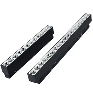 Magnetic System Dc48v Integrated Aluminum Linear Light Adjustable Magnetic Track Light