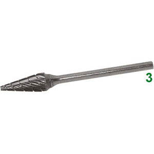 SCU 8035R 6 Solid <b>Carbide</b> Rotary <b>Burrs</b> - Product Image 1