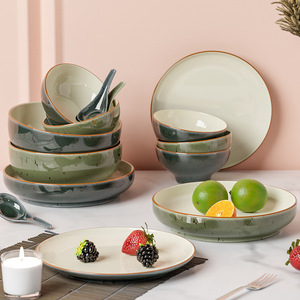 Vajilla de Cerámica Moderna y Lujosa, Juego de Cubiertos de Calidad para Hotel y Restaurante, Tazón, Plato y Cuchara para Cocina Doméstica - Product Image 5