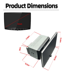 Phổ 10 inch 2Din <span class=keywords><strong>Android</strong></span> Car đài phát thanh stereo hệ thống đa phương tiện IPS màn hình cảm ứng Carplay DSP <span class=keywords><strong>Wifi</strong></span> <span class=keywords><strong>GPS</strong></span> FM RDS Navigation - Product Image 5
