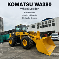 Chargeuse sur pneus Komatsu 380 d'occasion très demandée, bien entretenue, pièces d'origine, chargeuse frontale Komatsu 380 d'occasion