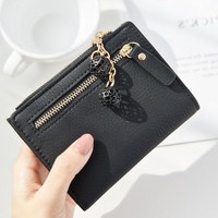 Dompet Koin Portabel Kecil Terbaru untuk Perjalanan Sehari-hari, Tahan Air, Tempat Kartu, Bahan PU