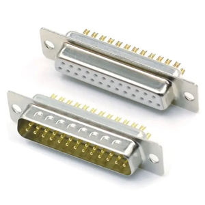 ขั้วต่อ D-SUB 25 พิน แบบตัวผู้ ความหนาแน่นสูง ชนิดบัดกรี ขั้วต่อ D-Sub 25 พิน DB 25P แบบตัวผู้ คุณภาพสูง สายเชื่อมต่อคุณภาพสูง - Product Image 3