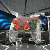 Controlador de Juegos Todo en Uno 2.4G para Receptor Modelo 2220 con Gamepad Inalámbrico RGB con Soporte para Manos Libres para Móvil/PC/Tablet